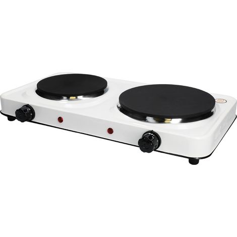 Hornillo electrico 2 quemadores 2500W Ø155mm+Ø185mm GSC 2700015 (1/5)