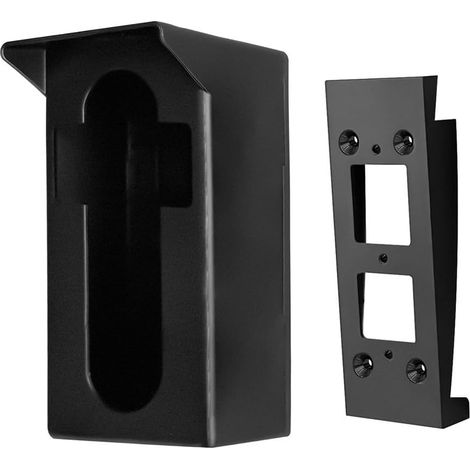 Ce support de protection pour la sonnette vidéo est doté d'un revêtement en vinyle, garantissant que l'appareil reste toujours orienté vers l'avant et optimisant la qualité vidéo pendant son utilisati (1/5)