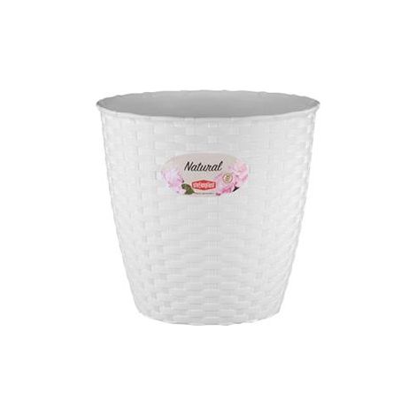 Vaso da Interno o Esterno Giardino Casa Natural Bianco 19 cm (1/2)