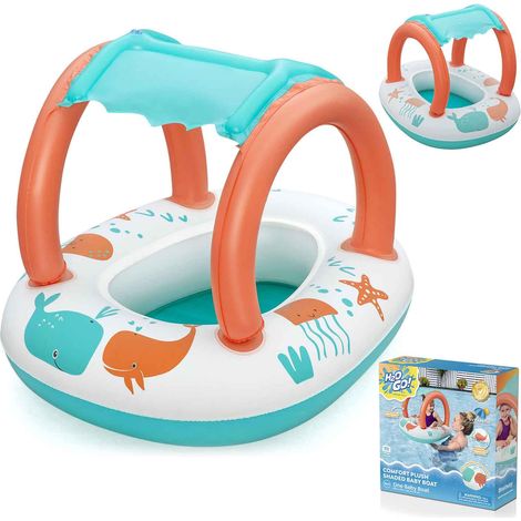 Aufblasbares Pontonboot für Kinder mit Dach zum Schwimmen von Bestway