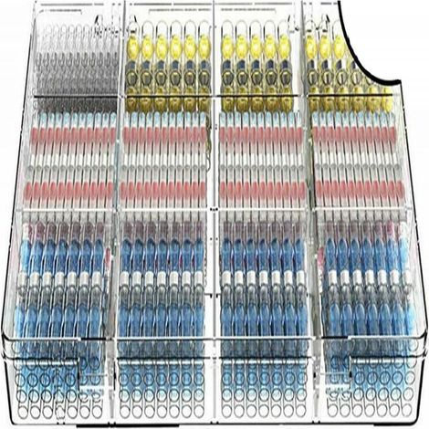 Connecteur de Fil à Souder - Manchon Isolant Rétractable Étanche - Pour Automobile et Bateau - Lot de 500 Pièces (1/5)