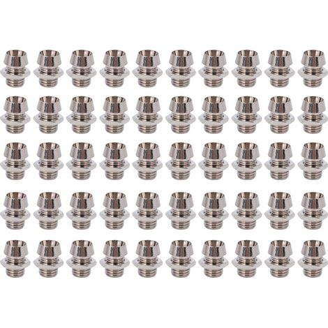 Douille de lampe en cuivre et métal, 50 pièces, supports de diodes électroluminescentes, accessoire de Base pour LED de 3mm