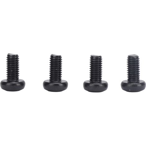 Tornillos de fijación de matrícula para Model 3 e Y - 4 tornillos de metal negro oxidado T25 M5-0.8x10mm (1/5)