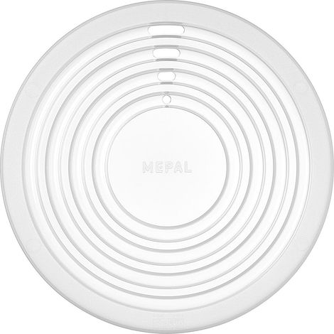 Mepal - Coperchio per Microonde Tondo Cirqula - Coperchio Resistente al Calore per Contenitore Alimentare Cirqula di Mepal - Coperchio Trasparente Adatto per Microonde e Lavastoviglie (1/3)
