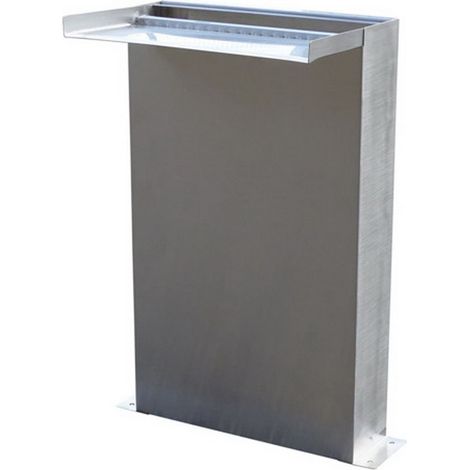 Ubbink – Cascade de jardin complète VENEZIA – Acier inoxydable – Barre de LED intégrée – Pompe 4000l/h – Livré avec tuyau et accessoires