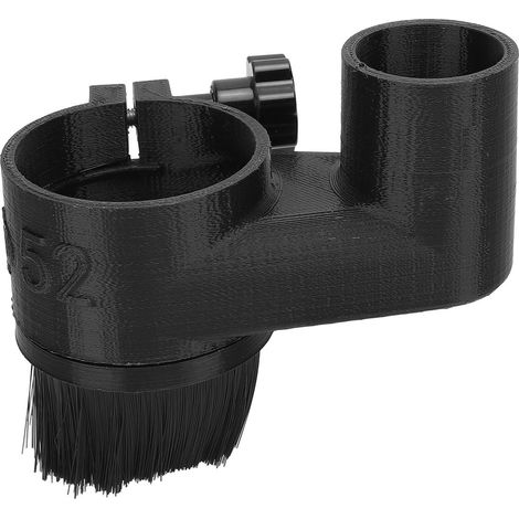 Botte anti-poussière CNC 52mm pour fraiseuse, embout aspiration 37mm, fixation magnétique rapide, compatible moteur 300W/500W (1/5)