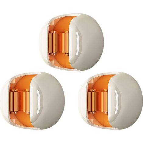 Soporte para fregona, soporte de pared de 3 piezas con base adhesiva para baño, hogar, cocina, garaje, jardín, lavadero.