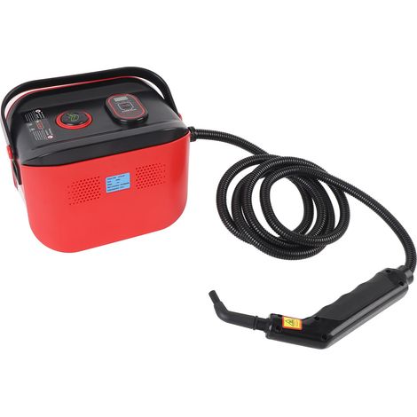 Nettoyeur vapeur multifonctionnel, portable et haute pression, appareil compact produisant de la vapeur chaude pour la maison, la voiture et la cuisine, rouge, prise européenne 220 V (1/5)
