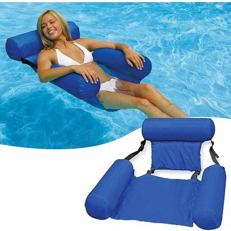 Hamac flottant, hamac aquatique, matelas de piscine, canapé flottant et coussin d'appui pour l'eau, hamac flottant multifonctionnel, matelas gonflable ultraléger et pliable pour adultes et enfants, id (1/5)