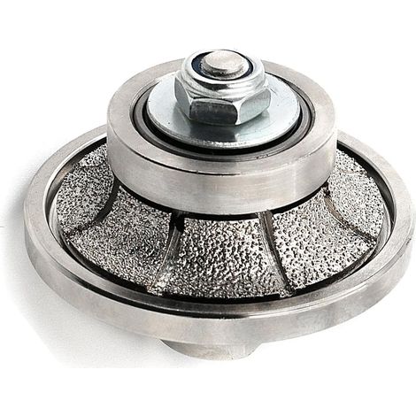 B10 10mm Type Demi-bullnose/Roundover Diamond Hand Profiler à main Fraise Carrelage pour granit, béton, marbre, pierre, filetage M14 (1/5)