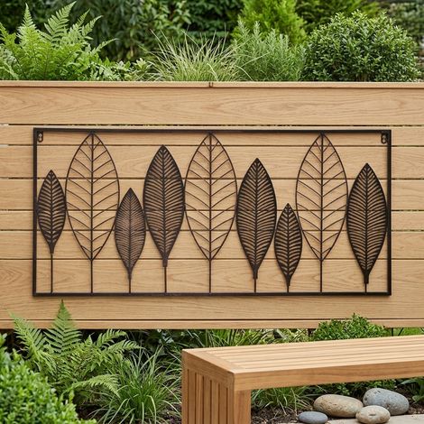 Black and Rustic Brown Decorative Wall (1/2)