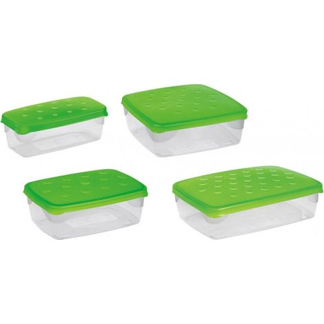 Contenitore per Alimenti Freezer Microonde Medio 20x15xh8 cm 1,3 litri
