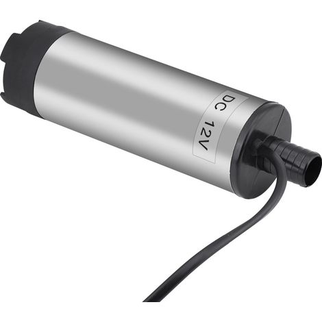 Pompe de transfert électrique submersible détachable 12 V CC 51 mm pour carburant diesel, eau et huile (1/5)