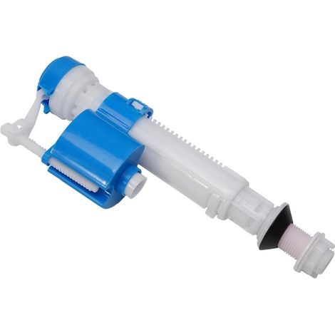 Vanne de chasse d'eau à flotteur à entrée inférieure, robinet de remplissage de toilettes G12 avec niveau d'eau réglable, économie d'eau silencieuse (1/5)