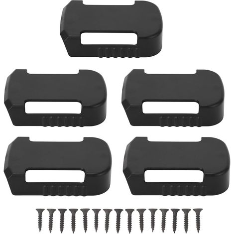 5PCS Porte-Outil De Batterie,Support De Station De Stockage De Batterie à Montage Mural, Support De Montage De Batterie Adapté pour Batterie 20 V de la série WU,20V de la série WE (1/5)
