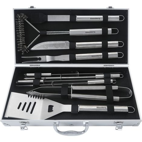 Juego de accesorios para barbacoa en estuche Klausberg KB-7901 (1/5)