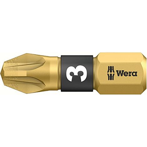 Wera 855/1 BDC SB SiS 05073338001 Inserto a Croce PZ 3 Acciaio per utensili rivestimento di diamante D 6.3 1 pz. (1/4)