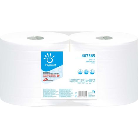 Papernet 407565 toalla de papel 738 hojas Celulosa Blanco 177,12 m