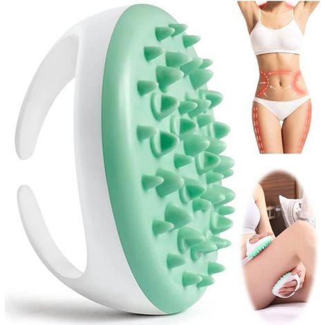 HONORNIC - Rouleau De Massage,Brosse de massage anti-cellulite,Rouleau De Masseur de Corps Manuel,pour jambes,ventre,fesses,bras,dos,muscles