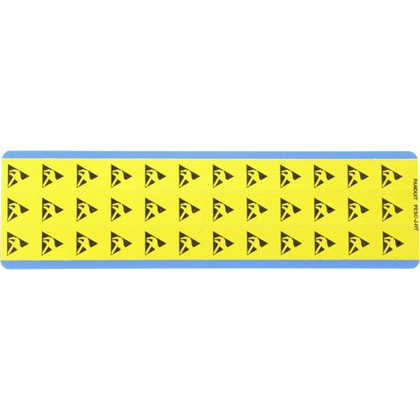 Panduit PESC-J-HT Panneau signalétique ESD (décharge électrostatique) (l x H) 19.1 mm x 19.1 mm 36 pc(s) (1/2)