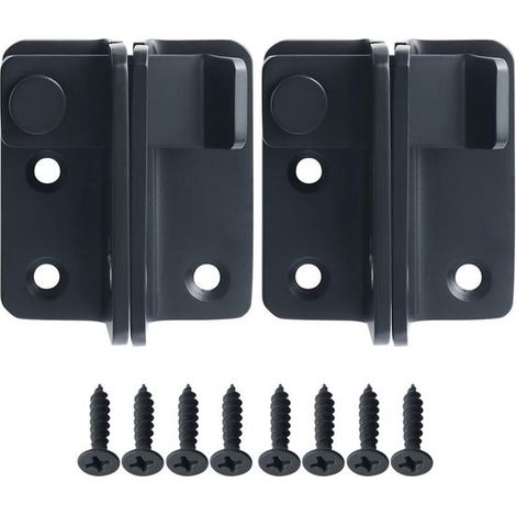 piezas, 605427 mm, Cerradura de puerta de acero inoxidable, Pestillo deslizante izquierdo, jardines, baños, puertas de garaje, Color plata (1/5)