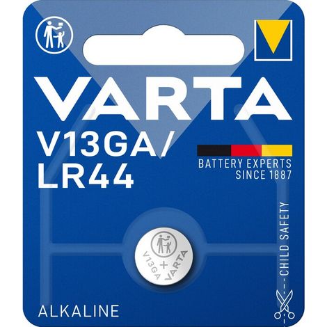 VARTA BATTERIA A BOTTONE V13GA ALCALINA BL 1 LR44