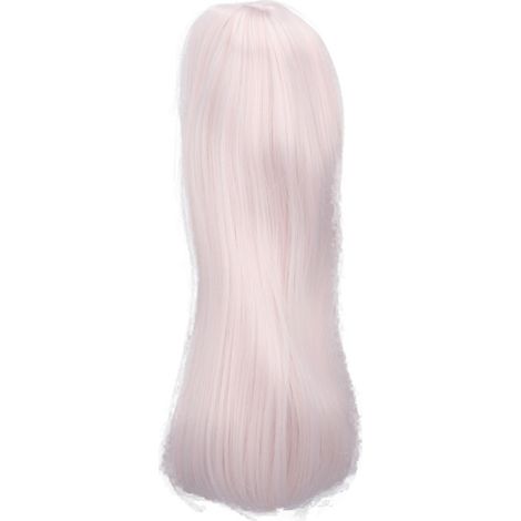Peluca para muñeca, fibra resistente, suave, rosa (20-23 cm) (1/5)