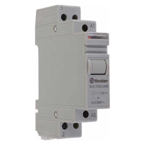 Finder 20 Relais de puissance 1NO, bobine 24V c.c. Rail DIN ( Prix pour 1 )