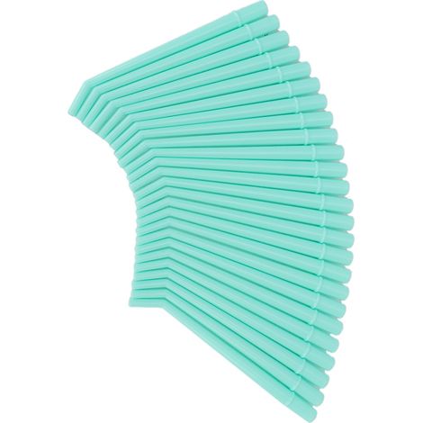 25-teiliges Set mit Einweg-Speichelabsaugkanülen für zahnärztliche Eingriffe (grün, groß) (1/5)