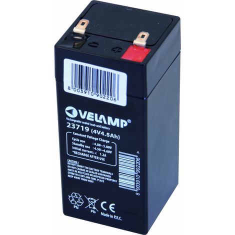 Batteria ricaricabile al piombo 4V 4.5Ah