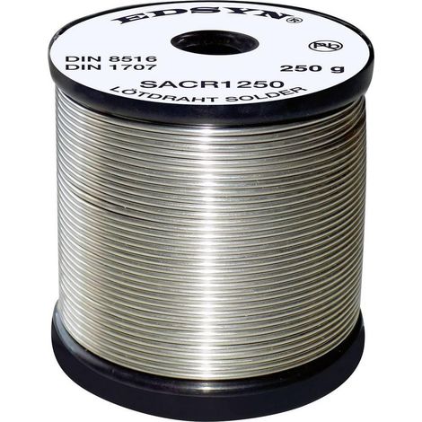 Edsyn SACR15250 Estaño para soldar sin plomo plata 250 g