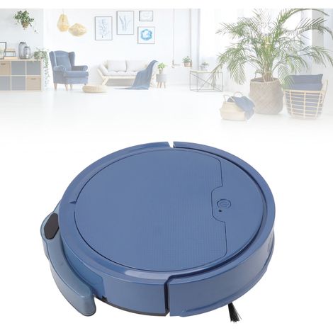 Intelligenter Saugroboter mit 3 Funktionen, 2000 Pa Saugkraft, Steuerung per App, USB-Ladefunktion, Blau, 1602 g, ABS, 80 Min. (1/5)