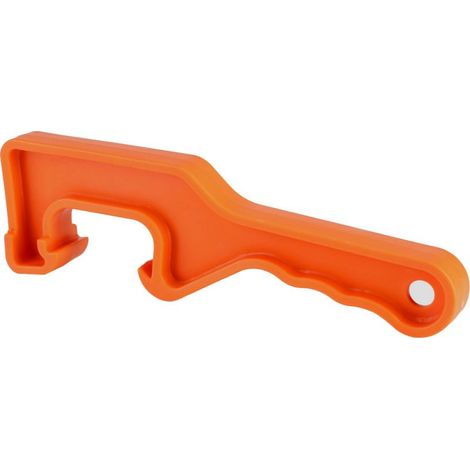 Ouvre-couvercle de pot de peinture en plastique jaune pour seau ou pot de peinture, idéal pour la maison, le bureau ou le garage. (1/5)
