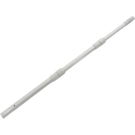 DEESSE SHOP-Nettoyeur de piscine Tige télescopique Poignée en alliage d'aluminium renforcé Tige de nettoyage de piscine Filet de pêche Perche de sauvetage 120CM sans trou de suspension 62cm / 2.4in (1/5)
