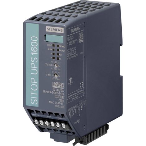 Onduleur (ASI) industriel - Installation (rail DIN) Siemens SITOP UPS1600