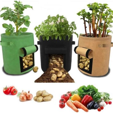 Sac de Plantation - Non spécifié - 3pcs - Tissu non tissé - 23x30cm - Couleurs variées (1/4)