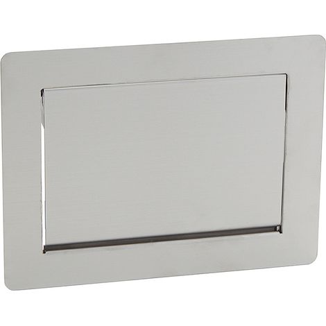 Trappe de visite inox 304 à encastrer – Dimensions 234x160mm – Ouverture large avec clapet amorti – Résistante à la corrosion – Sugatsune (1/5)