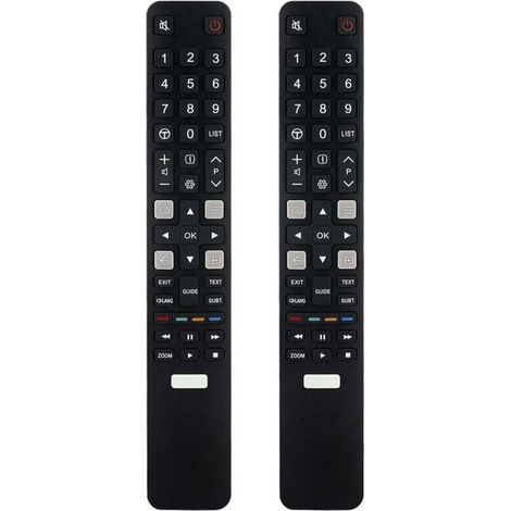 Telecomando RC802N - Compatibile con i modelli TV 65C2US, 75C2US, 43P20US, U65S9906, U43P6006 - 230 x 40 mm - Nero - 2 pezzi (1/4)