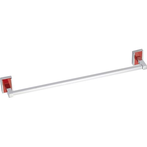 Toallero MSV "Alba" de zinc cromado 53,2 x 7,4 x 6 cm