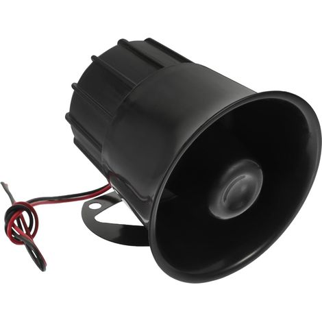 Car Alarm Speaker Round Splash Resistant Single Tone Horn