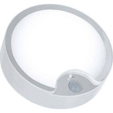 Plafonnier LED à Détecteur de Mouvement, Lampe de Plafond Intérieure Super Lumineuse à Piles, pour Grenier, Buanderie, Garage, Couloir, Escalier, 19cm 300LM Lumière du Jour (1/4)