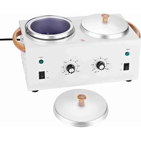 Chauffe-cire à paraffine chaude pour salon de spa, machine à cire dépilatoire à double pot pour salon et spa (1/5)