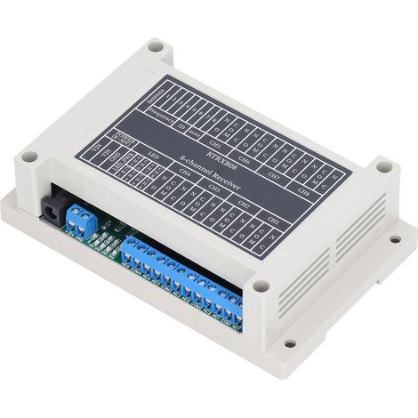 Module de télécommande sans fil à 8 canaux avec relais et carte réceptrice, 8-30 V CC (1/5)