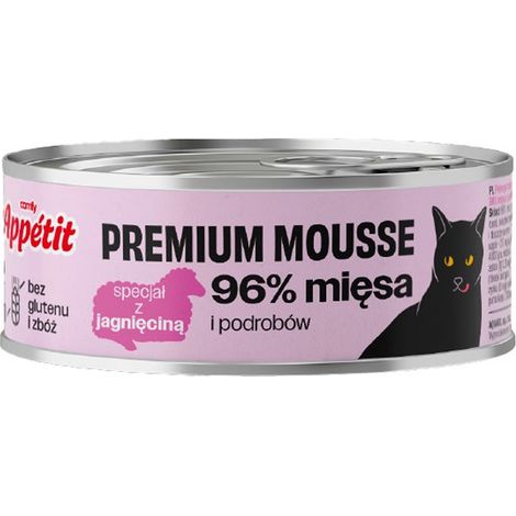 Comfy Appetit Premium Mousse Aliment humide pour chat adulte Agneau 85g