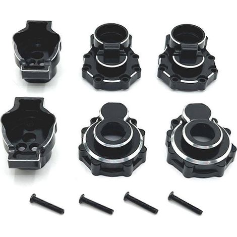 Verbesserter Hinterachs-Aufnahmesatz für 1/10 RC-Cars (schwarz) (1/5)