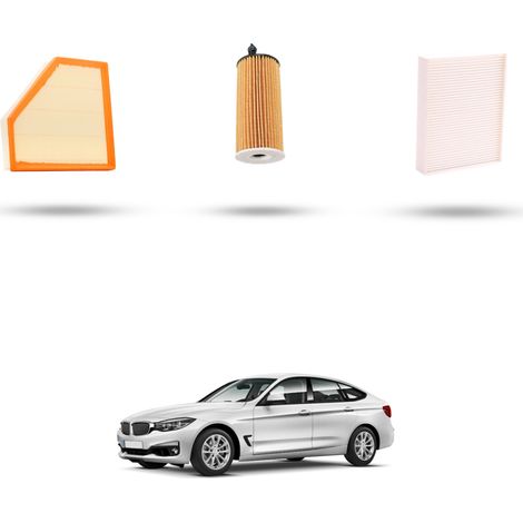 Kit Tagliando 3 filtri compatibile con BMW Serie 3 GT (F34) 320i 135kw dal 2016 (1/4)