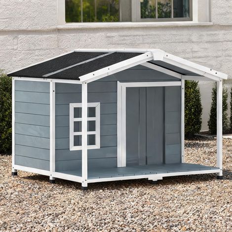 Cage de transport pour animaux coloris gris 107 x 103 x 83,5 cm (1/5)