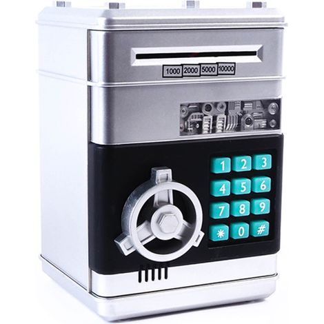 Aga Sparschwein Tresor Silber (1/5)