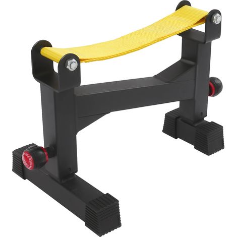 Soporte de barra, altura ajustable, alta capacidad de carga, amarillo (1/2)
