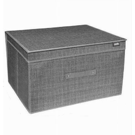 TRADE SHOP - Box Scatola Salvaspazio Portatutto Contenitore Organizer 50 X 40 X 30 Cm 69695 -